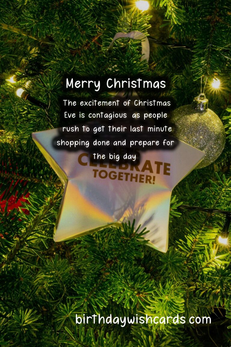 Christmas Eve – A time of joy and celebration