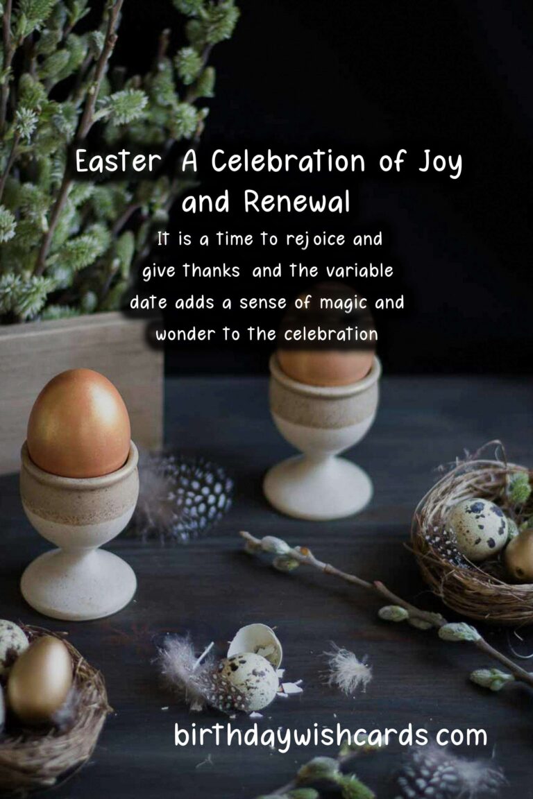 Easter: The Variable Date Celebration