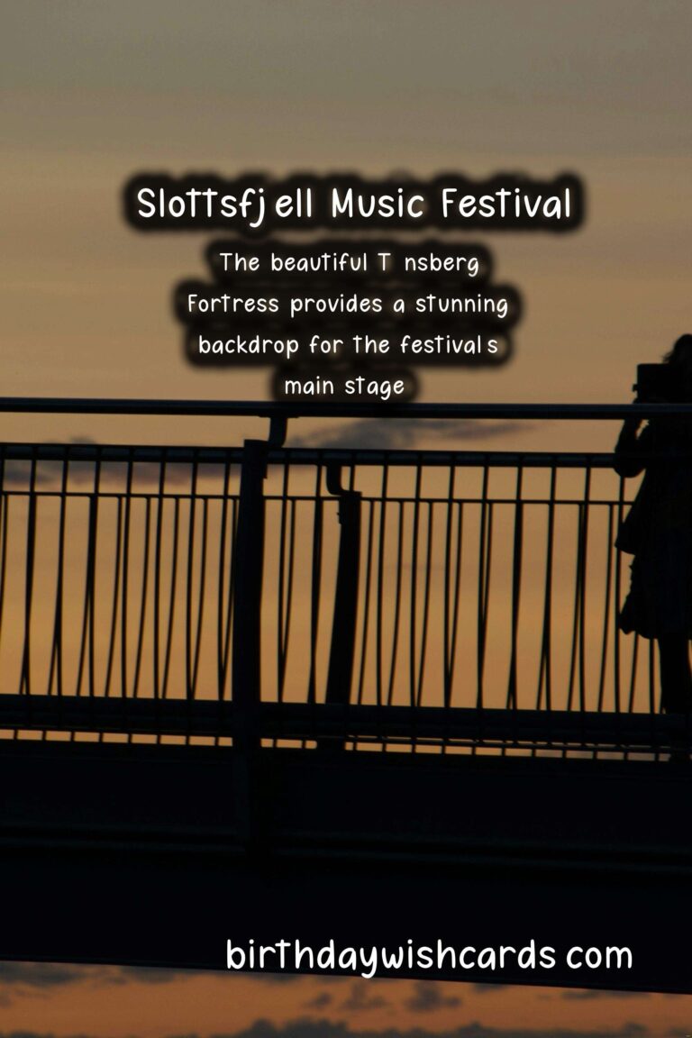 Experience the Magic of Slottsfjell Music Festival in Mid-July