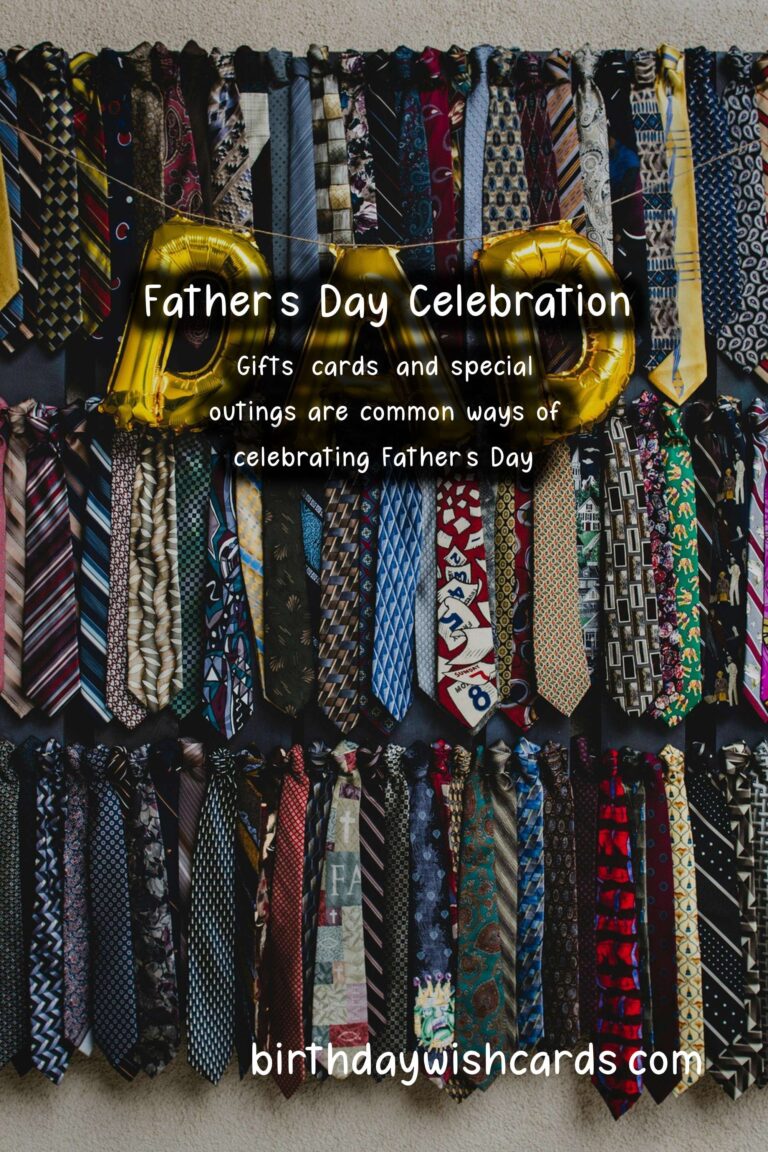 Father’s Day: Second Sunday in September