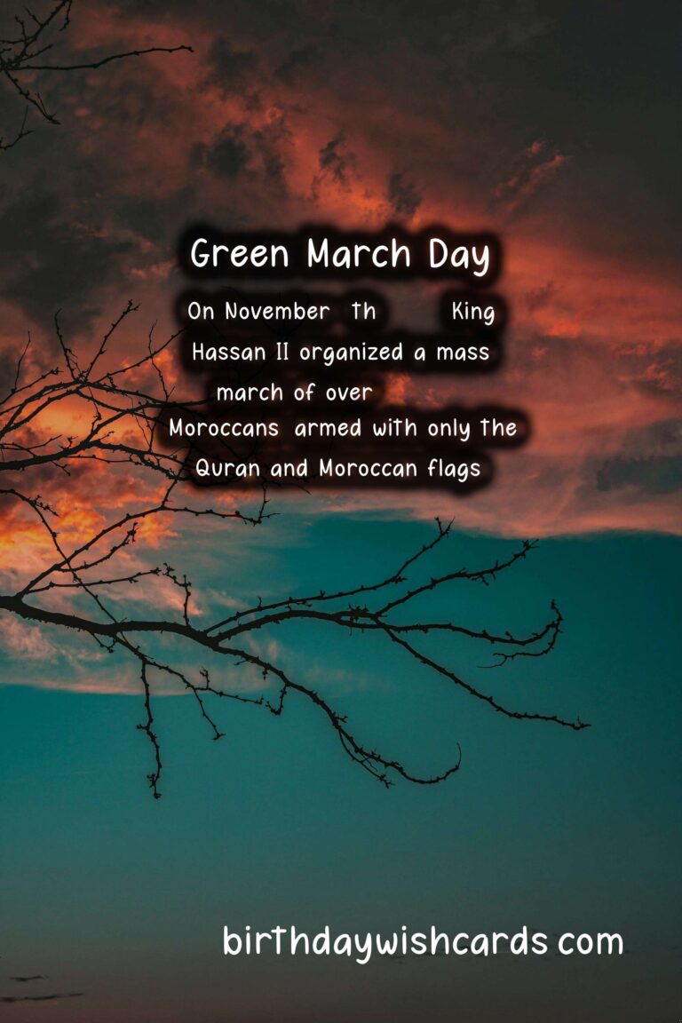 Green March Day – A Celebration of Moroccan Independence