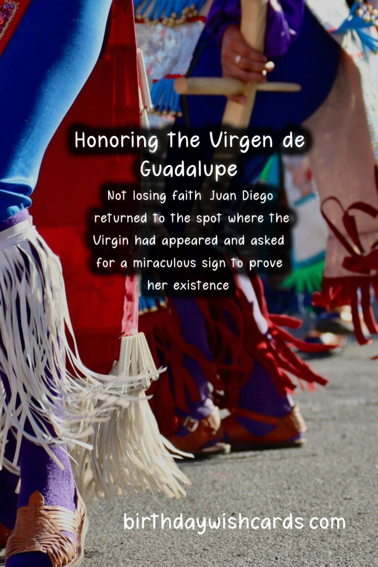 Honoring the Virgen de Guadalupe – Feast of Our Lady of Guadalupe on December 12