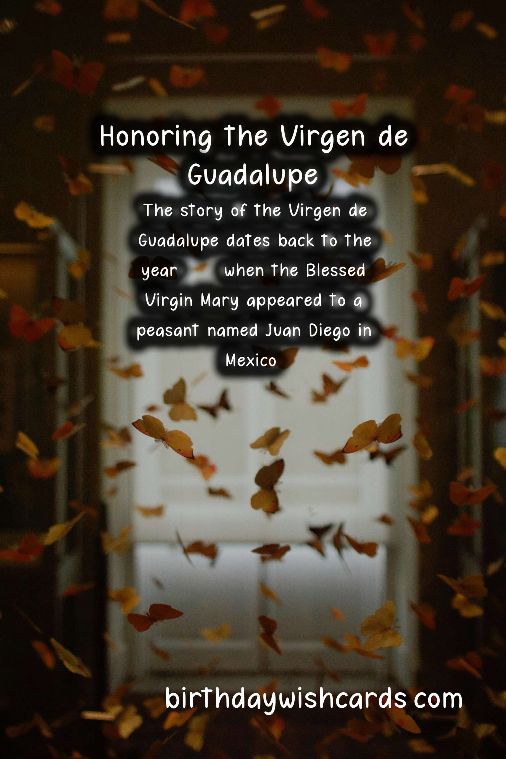 Honoring the Virgen de Guadalupe - Feast of Our Lady of Guadalupe on December 12