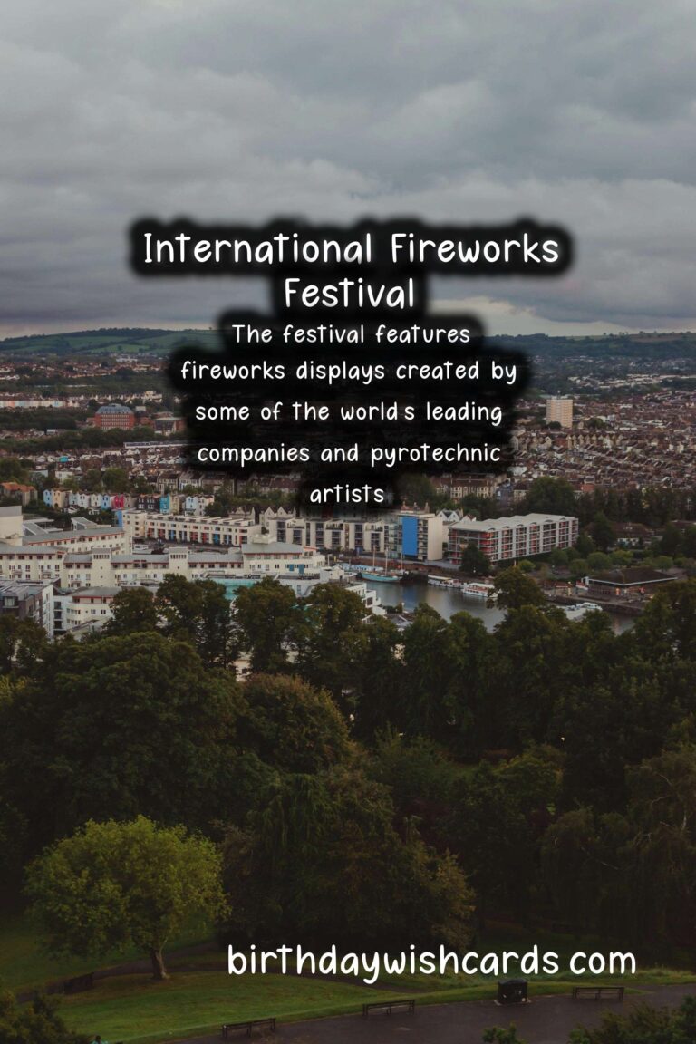 International Fireworks Festival – A Celebration of Lights