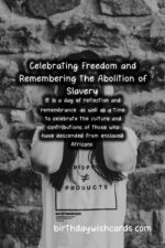 Birthday Wish Cards | Emancipation Day - Celebrating the End of Slavery