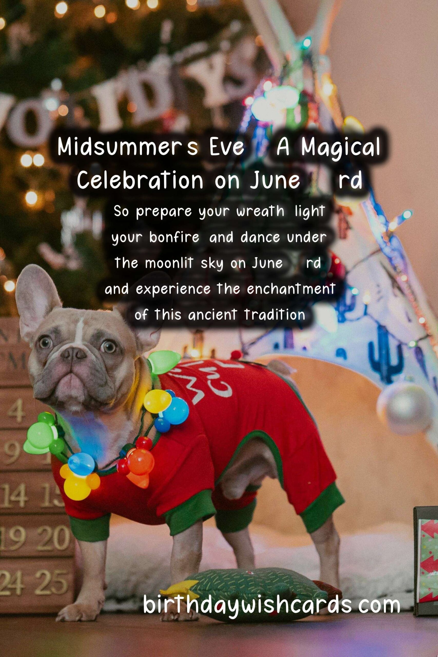 Birthday Wish Cards | Midsummer's Eve - A Magical Celebration on June 23rd