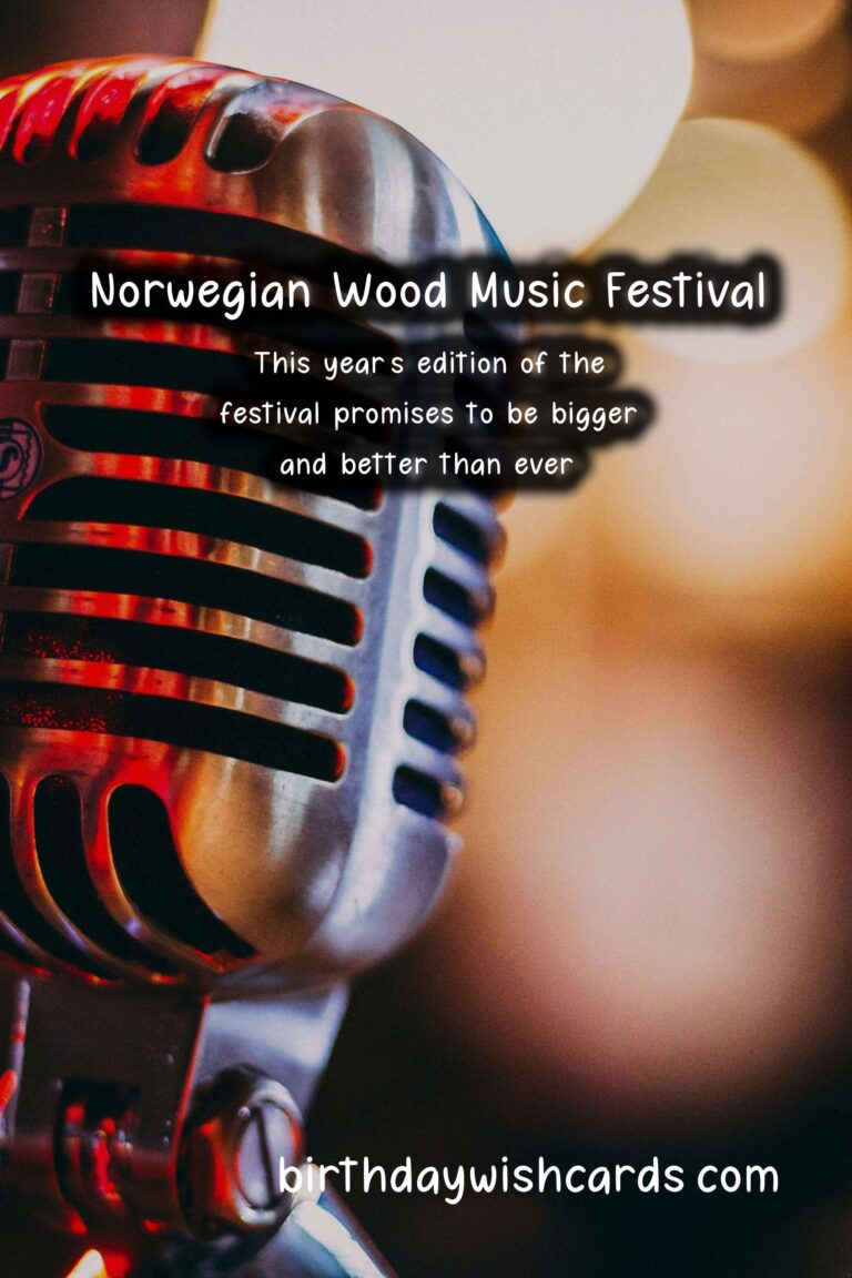 Norwegian Wood Music Festival – June