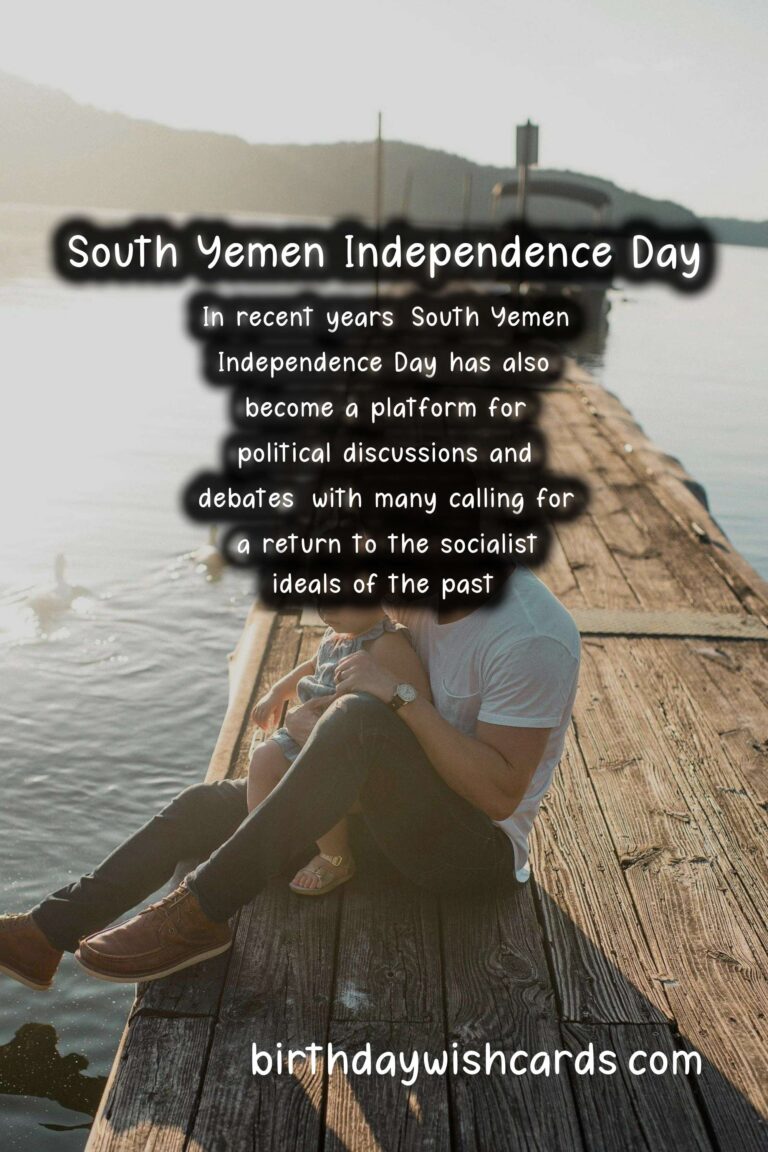 South Yemen Independence Day – November 30