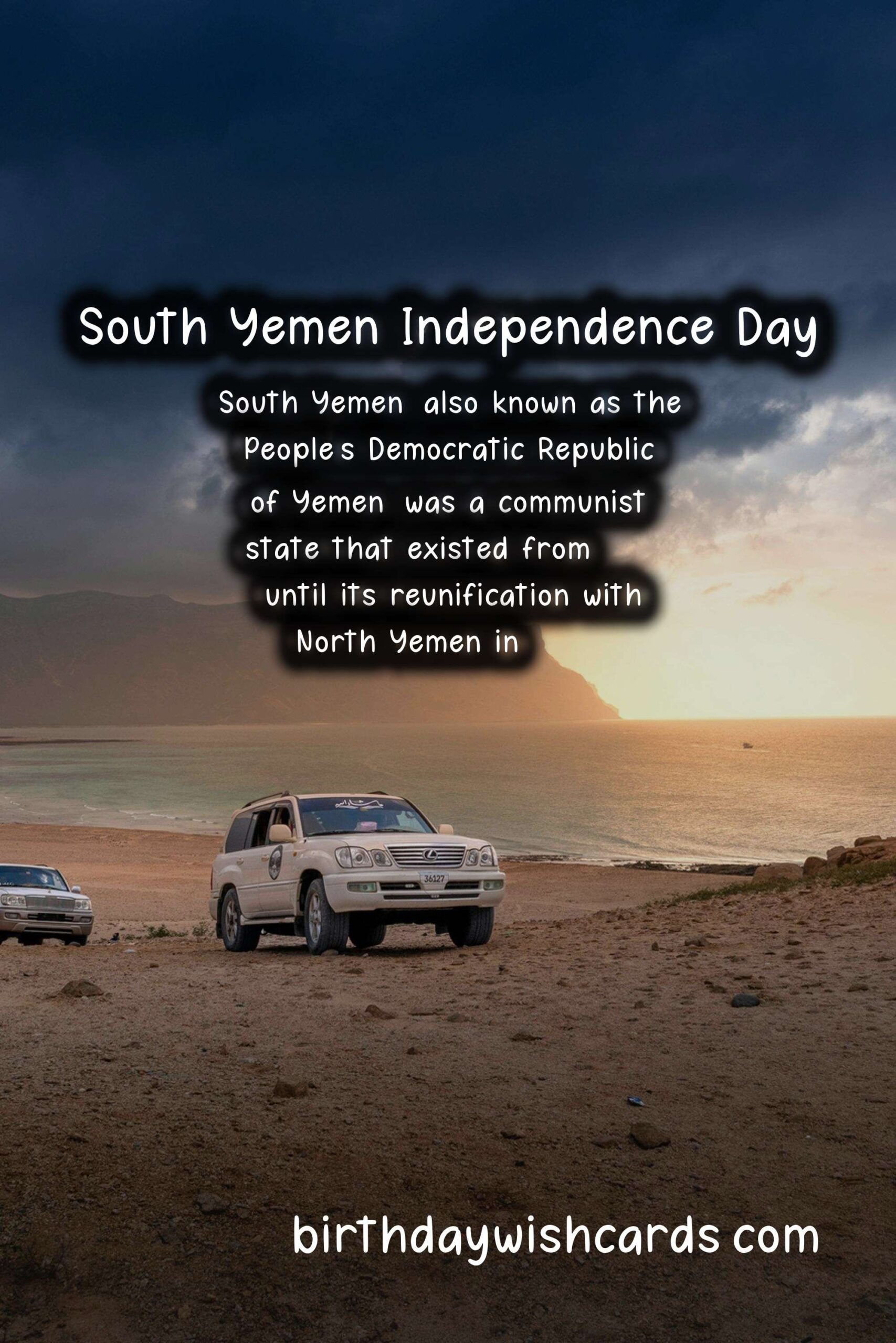 South Yemen Independence Day - November 30