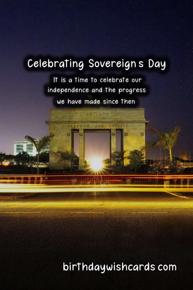 Sovereign’s Day – A Time to Celebrate the Struggle for Independence