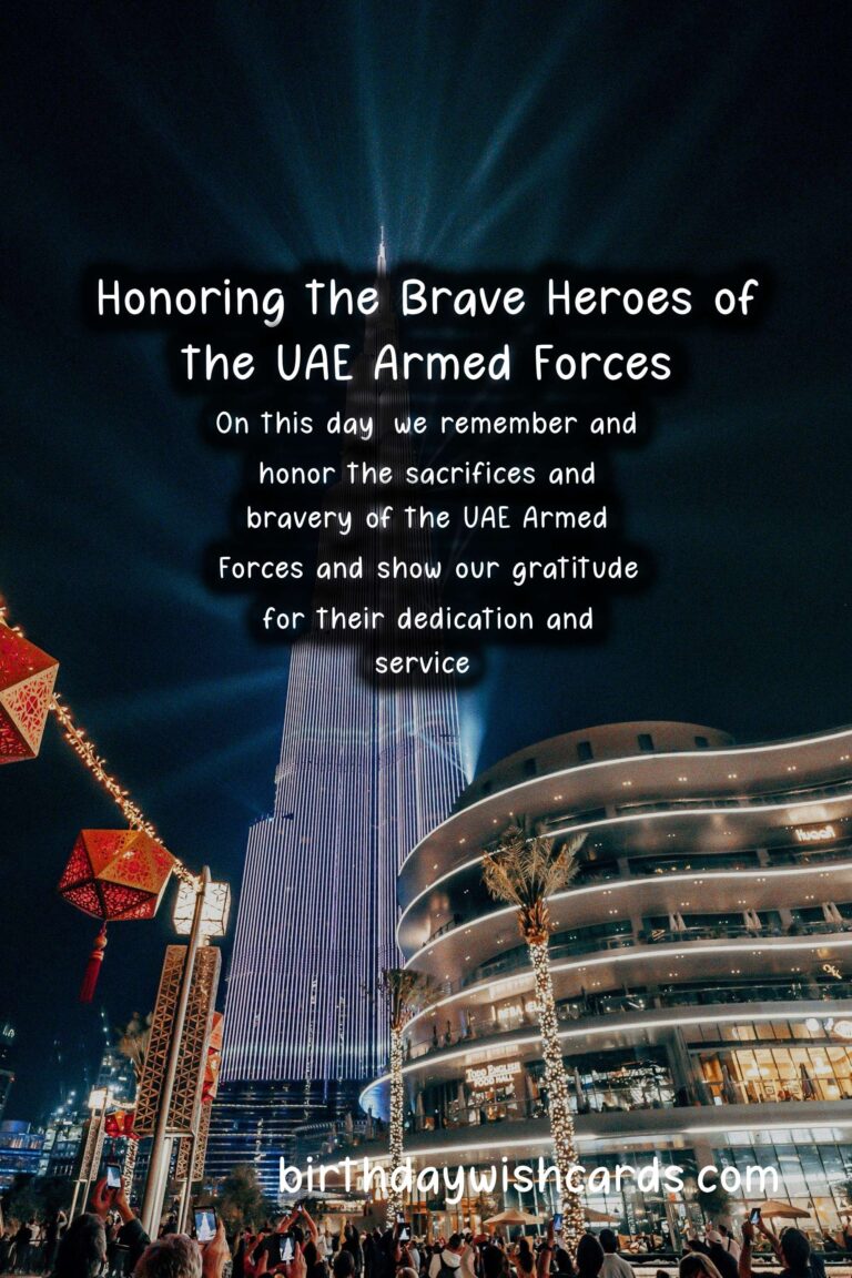 UAE Armed Forces Appreciation Day – February 27
