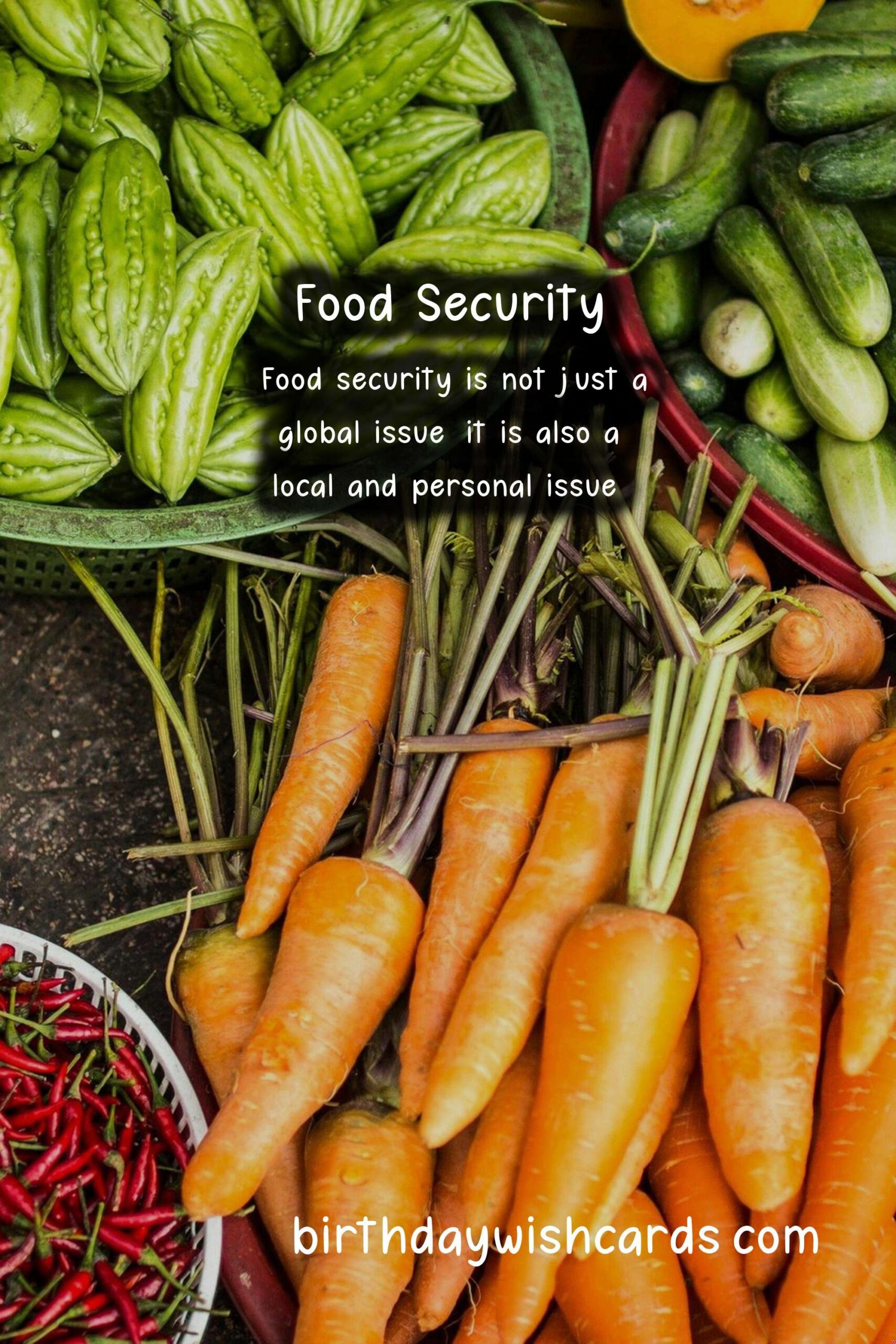 World Food Day Celebrates the Importance of Achieving Food Security for All