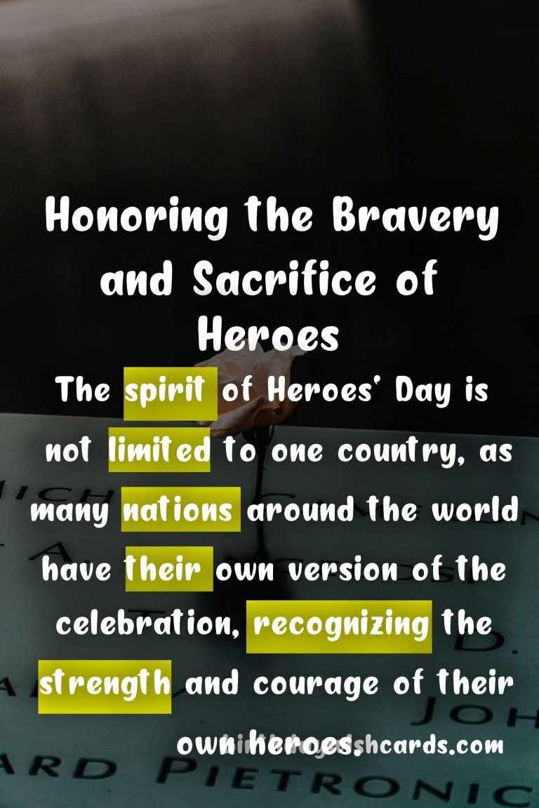 Recognizing the Bravery and Sacrifice of Heroes on October 20 – Heroes’ Day