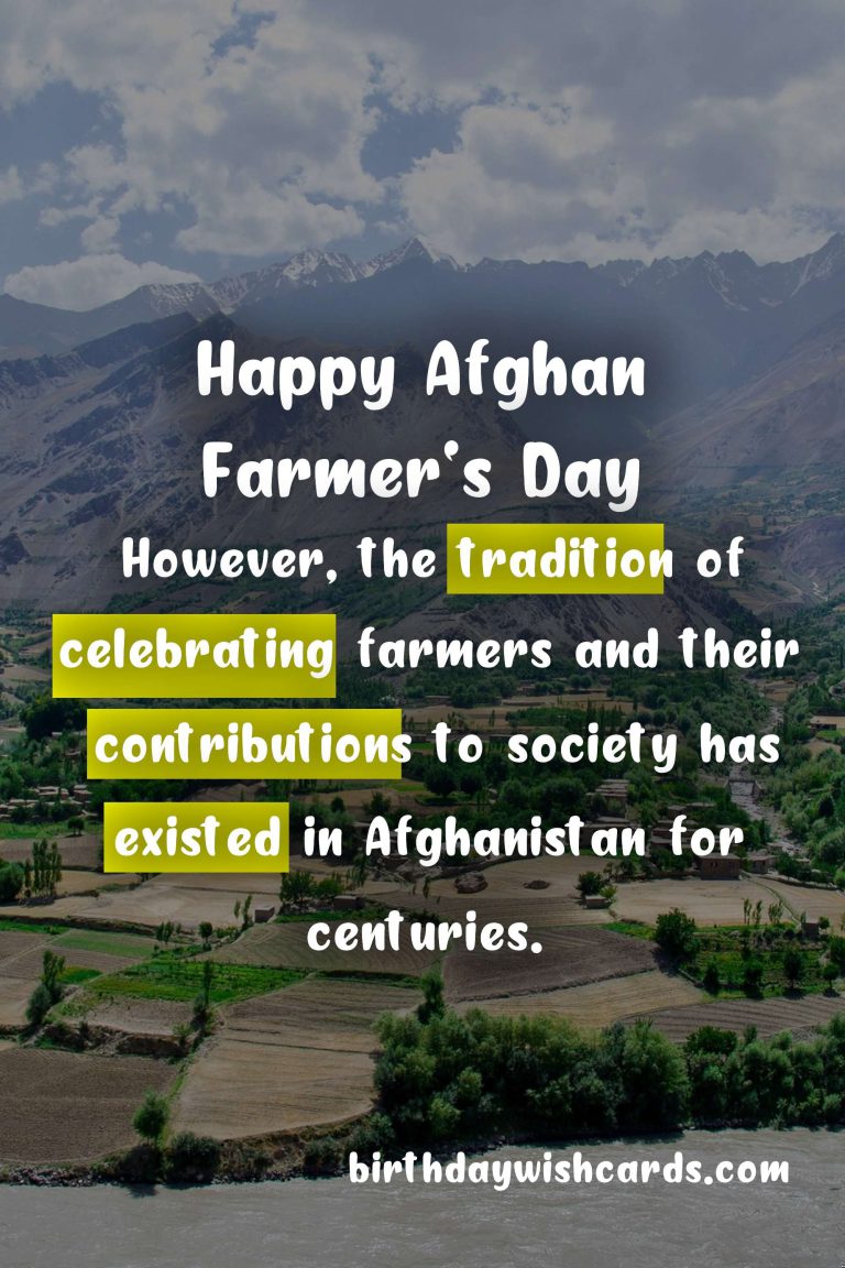 Celebrating Afghan Farmer’s Day: History, Importance, and Current Challenges