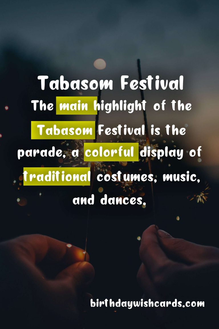Tabasom Festival – Celebrating Joy, Community and Tradition on December 10