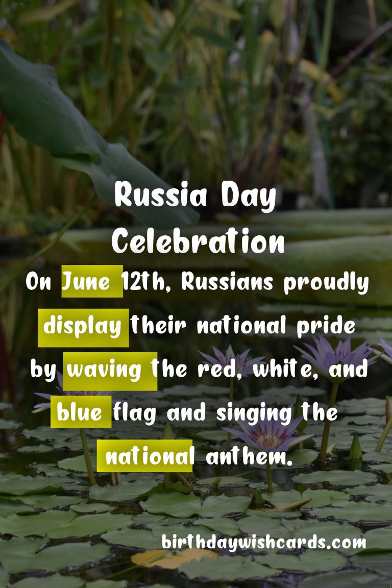 Russia Day – A Celebration of Russian Culture and Heritage