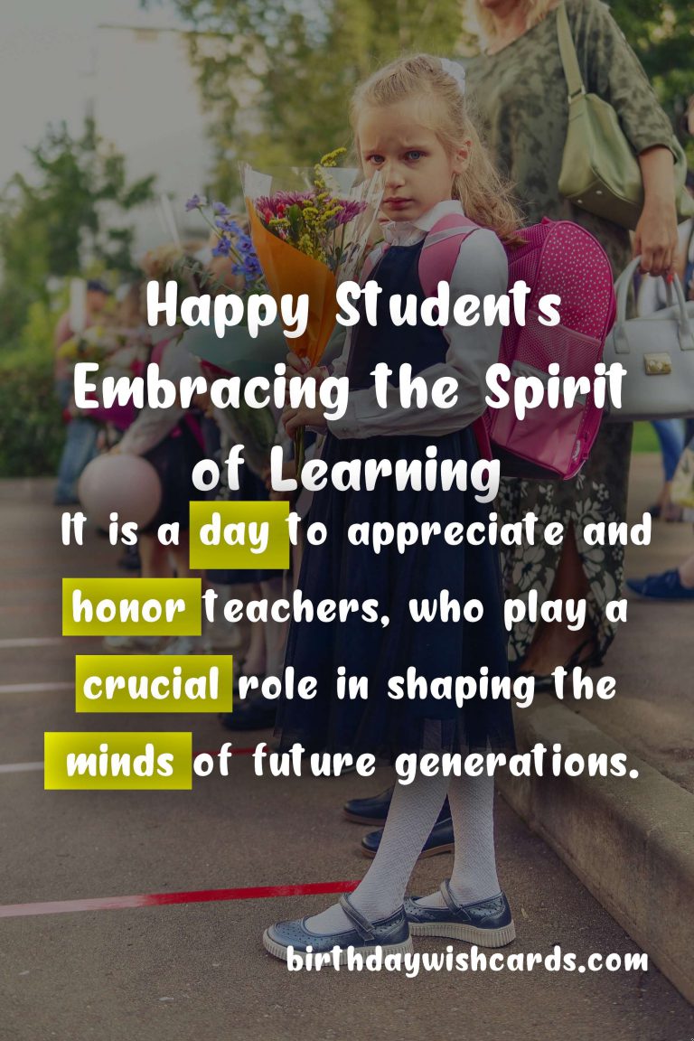 Celebrating Knowledge and Education – The Importance of Day of Knowledge on September 1st