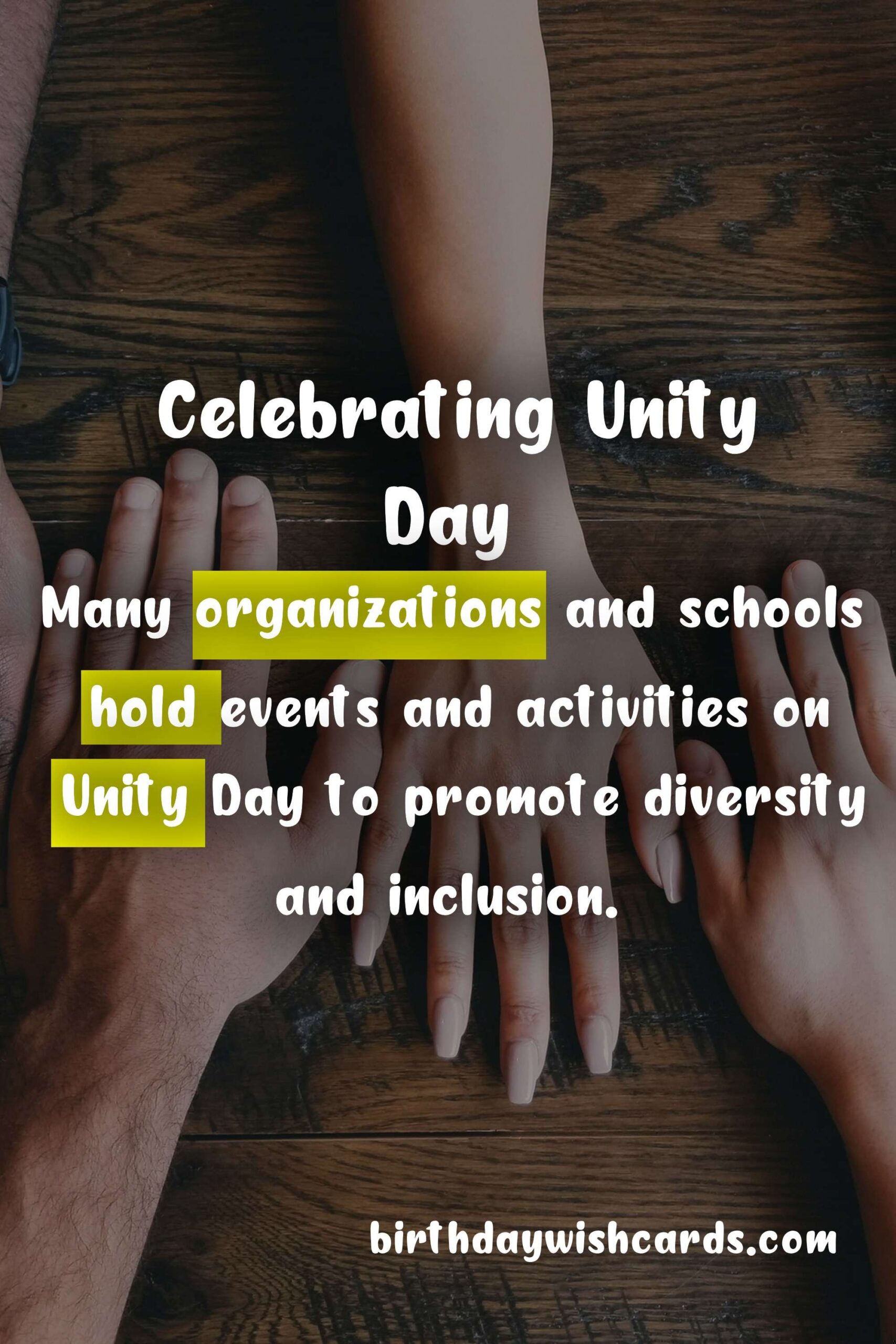 Birthday Wish Cards | Celebrating Unity Day - A Day for Togetherness and Understanding