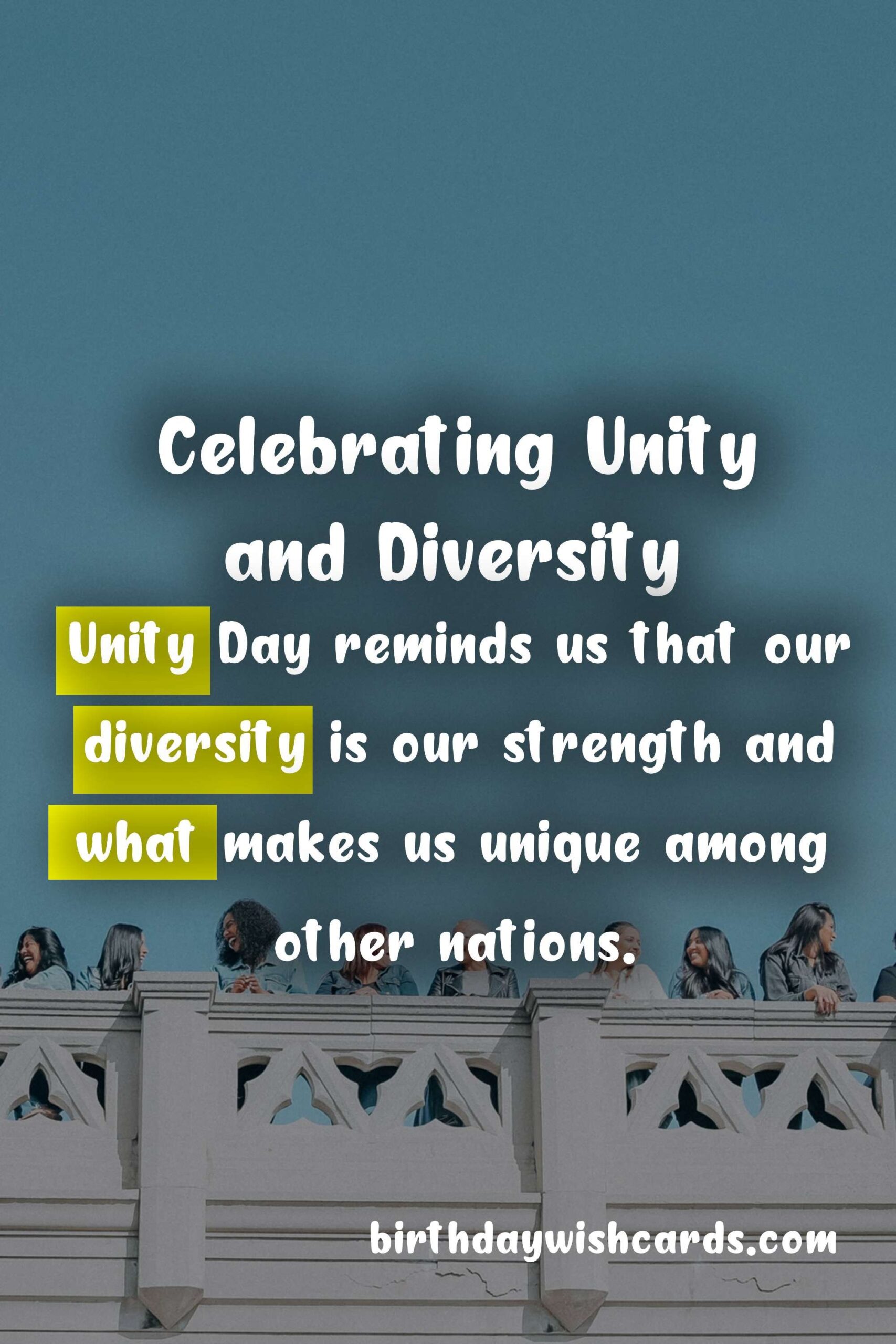 Birthday Wish Cards | Unity Day - Celebrating the Diversity and Unity of Our Nation