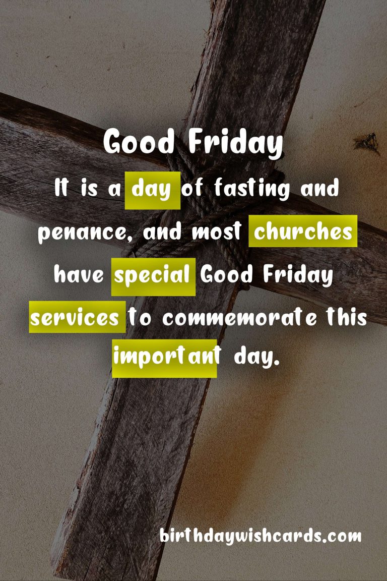 Good Friday: A Celebration Of The Savior’s Death
