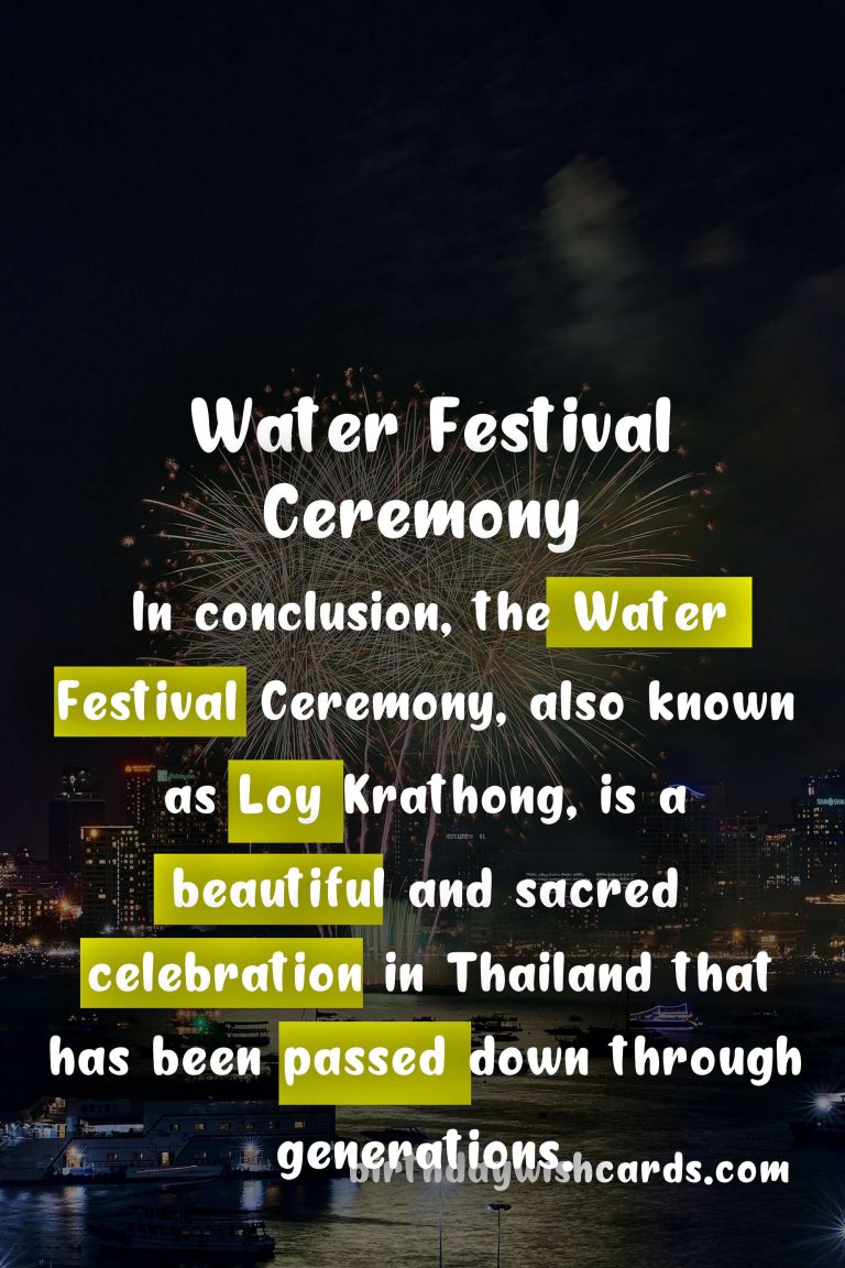 Water Festival Ceremony: Full Moon Day of the Twelfth Lunar Month