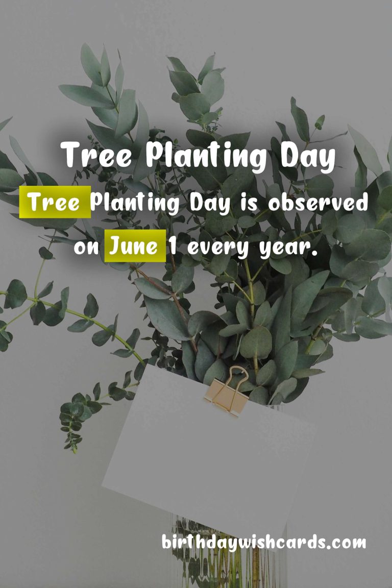 Tree Planting Day – A day to celebrate and give back to nature