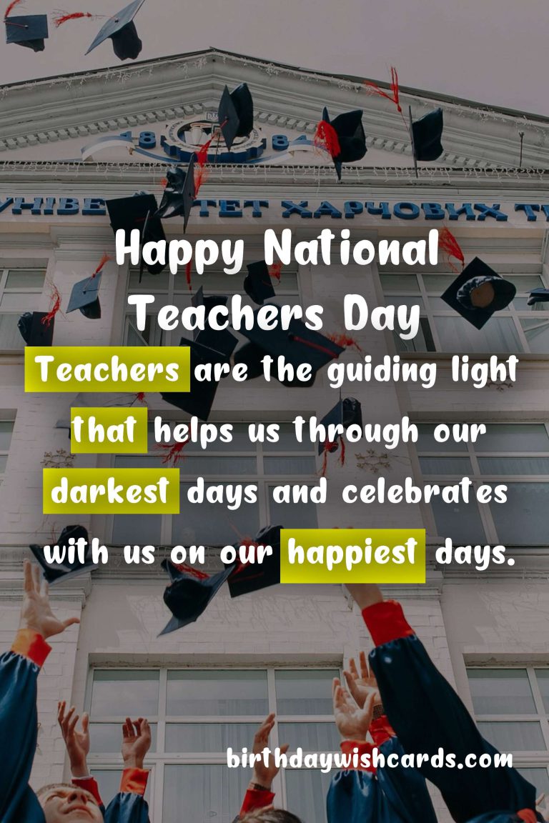 Celebrate National Teacher’s Day on October 5 with Thanks and Gratitude