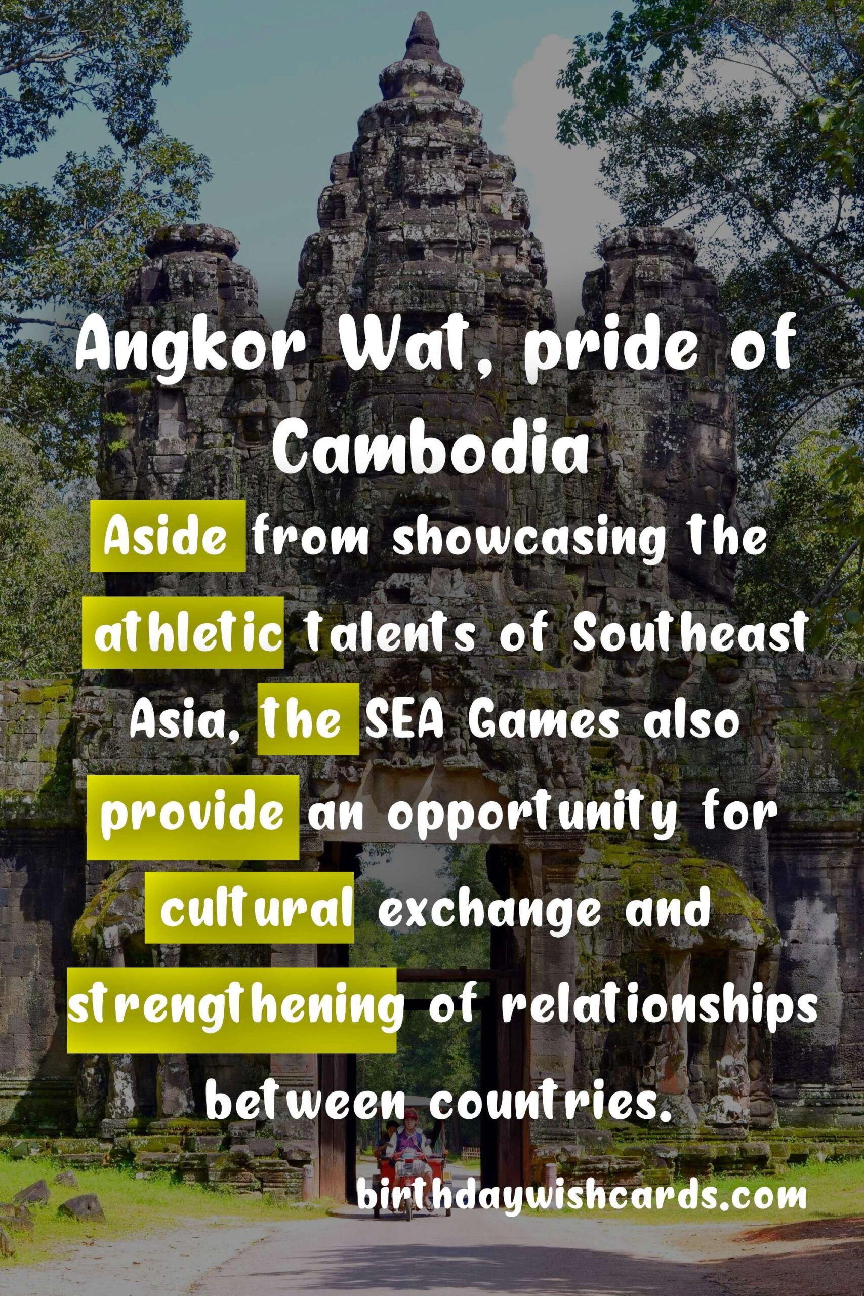 Birthday Wish Cards | Cambodia Set to Host the 2023 Southeast Asian Games