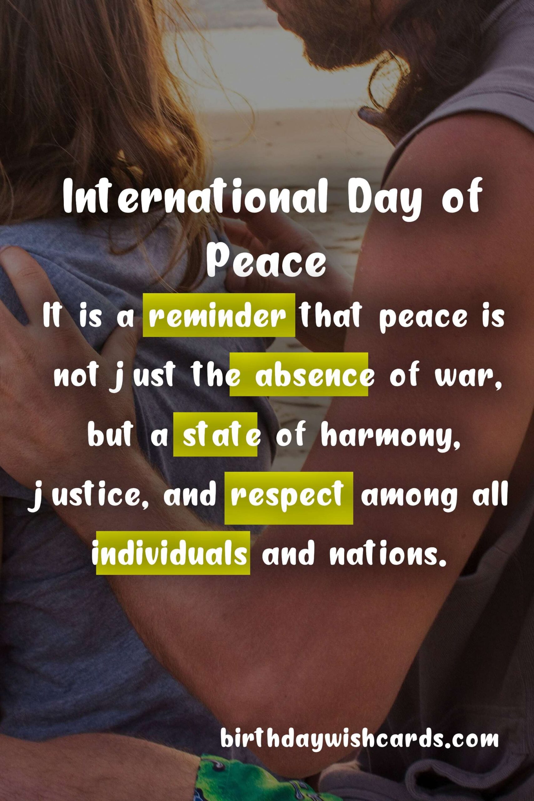 Birthday Wish Cards | International Day of Peace (September 21): Promoting Awareness and Compassion for a Better World