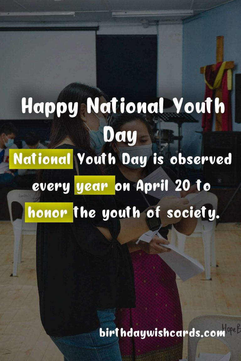 National Youth Day – Celebrating the Future Leaders of the World