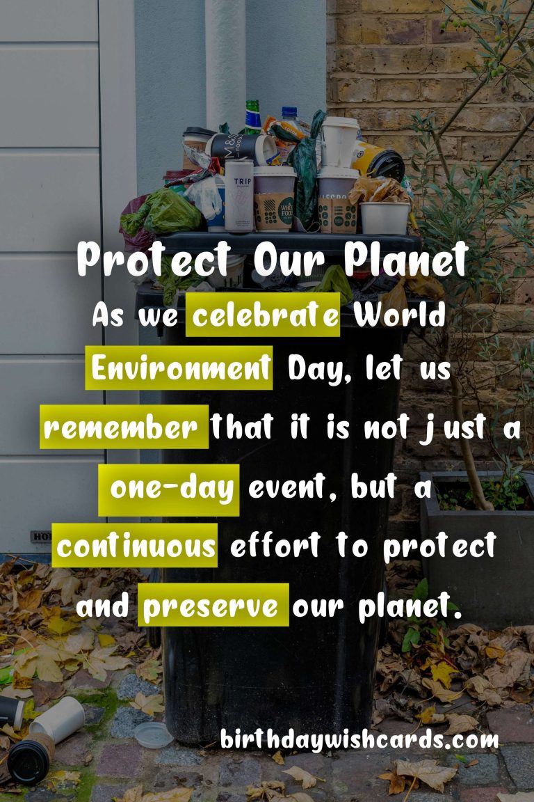 World Environment Day – The Importance of Protecting Our Planet