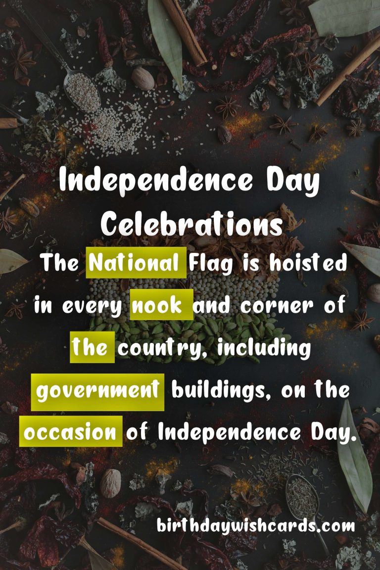December 4-6 Independence Day Celebrations – A National Remembrance and Rejoice!