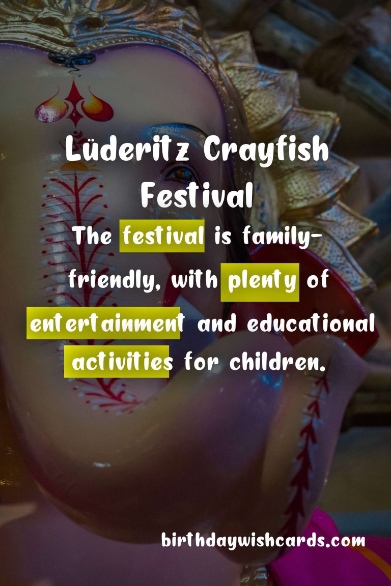 Lüderitz Crayfish Festival: A Celebration of Culture and Seafood