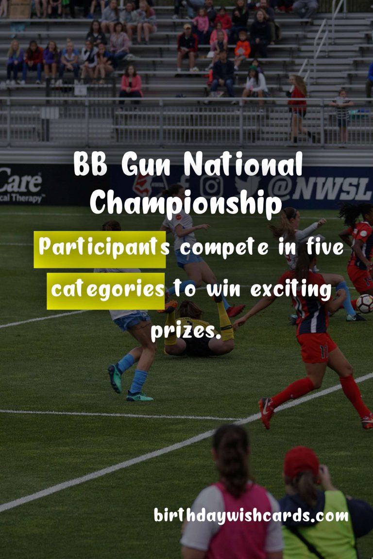 The Exciting World of BB Gun National Championship