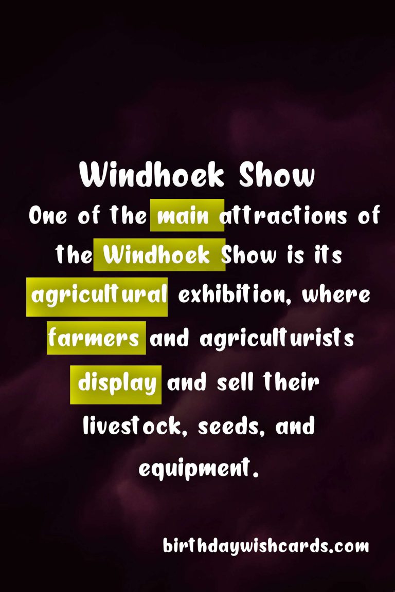 Experience the Thrills of the Windhoek Show – September 27 to October 5