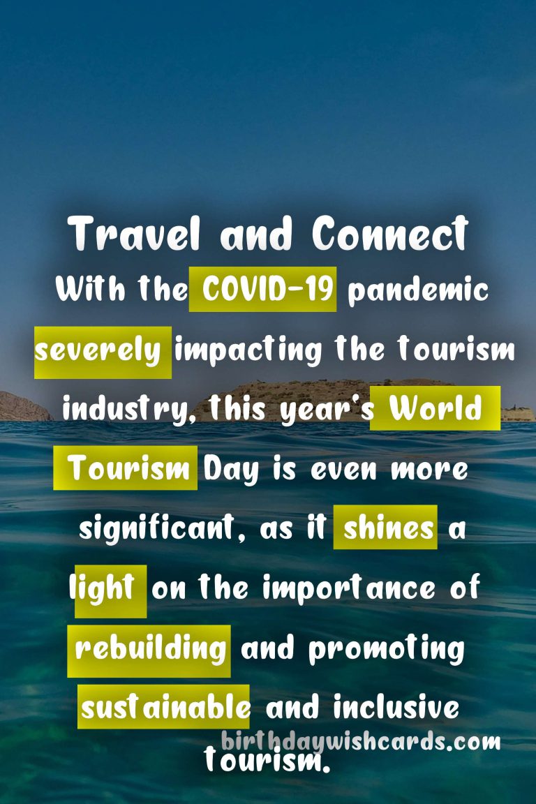 Celebrate the Beauty and Importance of Travel on World Tourism Day