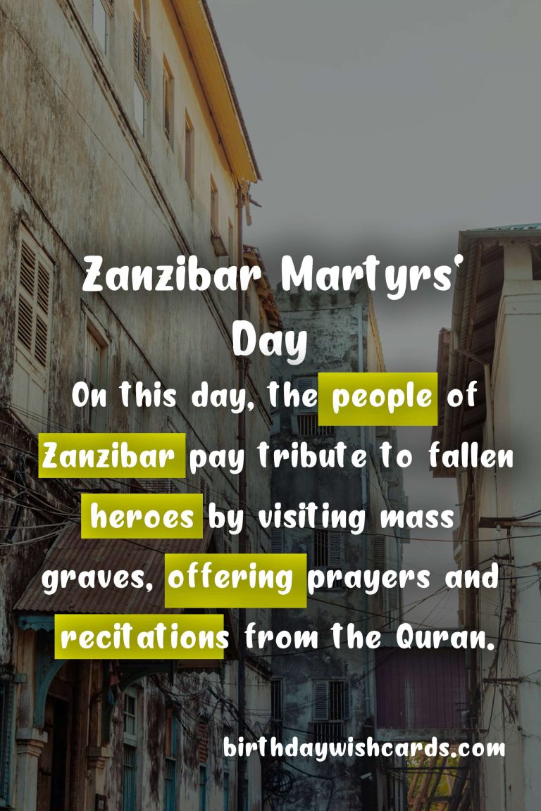 Remembering the Heroes of Zanzibar on Martyrs’ Day