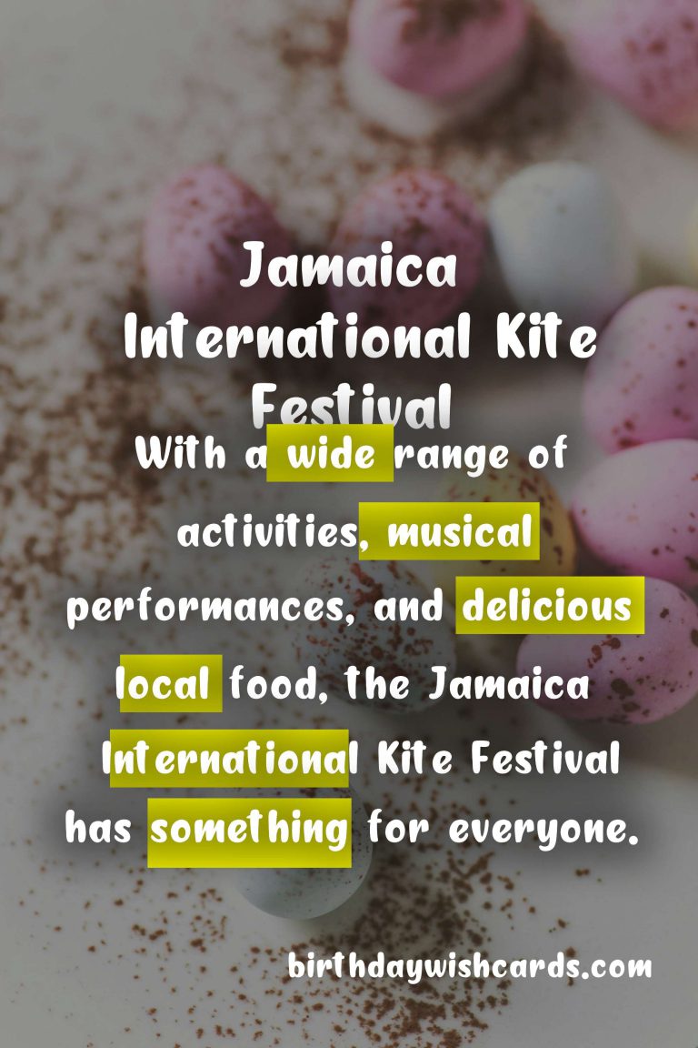 Jamaica International Kite Festival – Easter Weekend