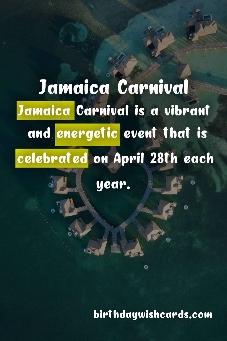 Jamaica Carnival – April 28th