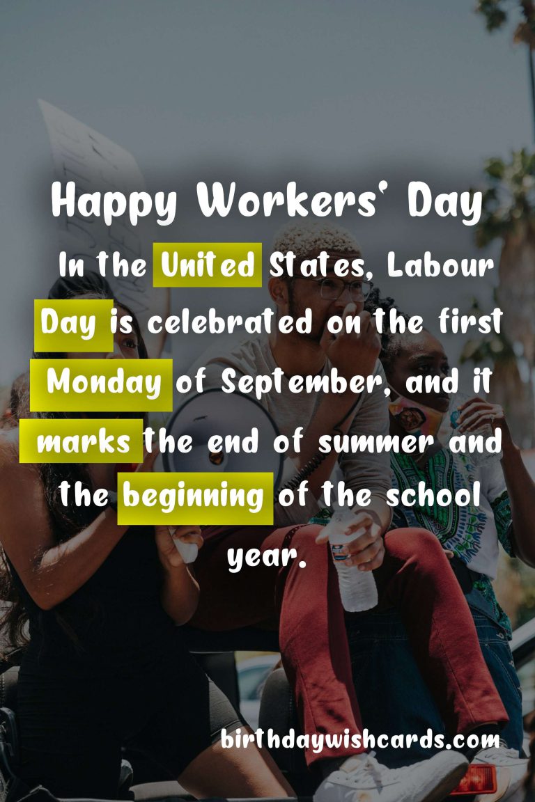 Labour Day – May 23rd: A Celebration of Workers’ Rights and Contributions