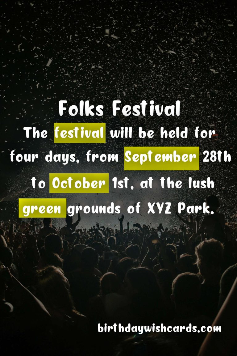 Experience the Ultimate Folks Festival – September 28th- October 1st