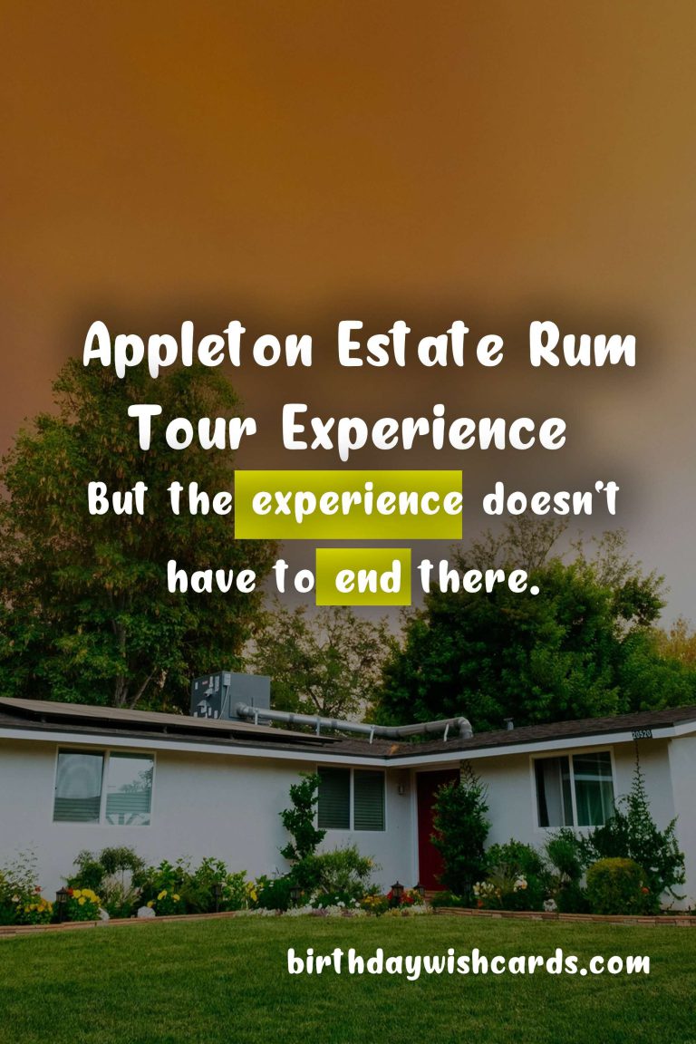 Experience the Rich History and Smooth Flavors of Appleton Estate Rum – October 19th-26th