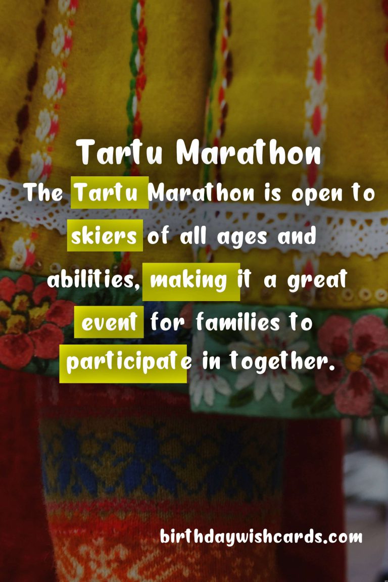 Experience the thrill at Tartu Marathon – February 16