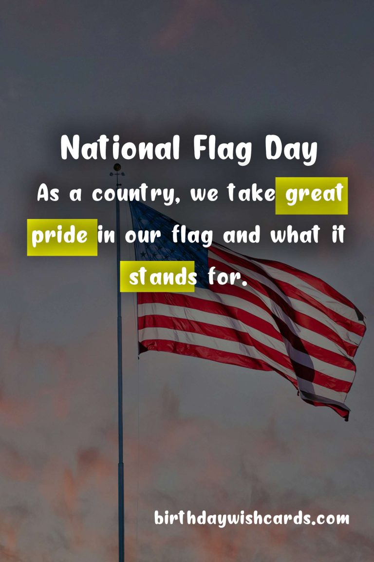 Celebrate National Flag Day on November 24th