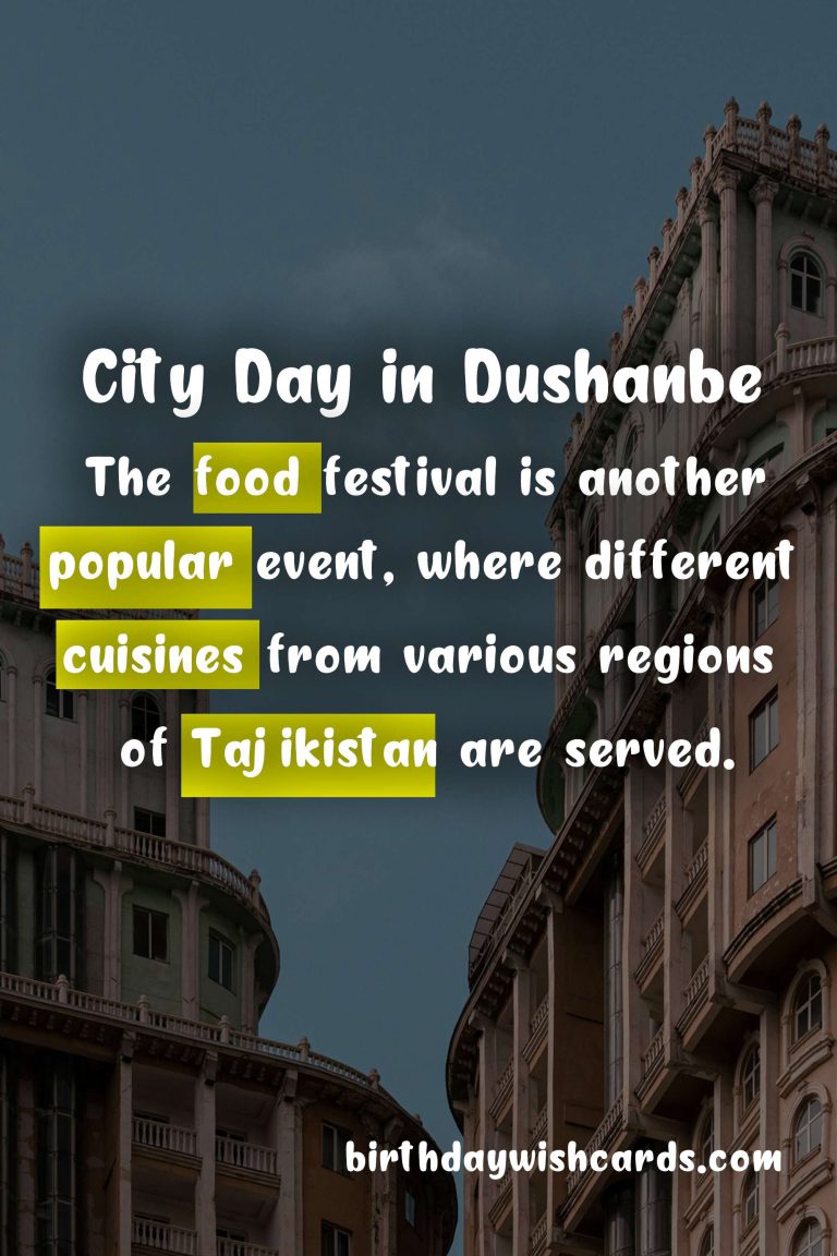 City Day (Dushanbe) – September 15