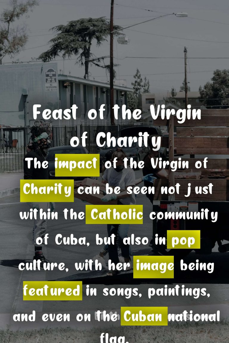 Feast of the Virgin of Charity – September 8: Honoring the Patron Saint of Cuba