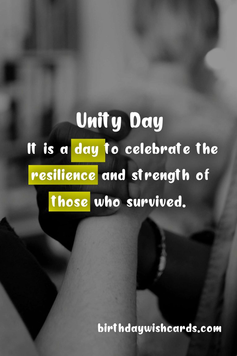 Unity Day – A Celebration of Togetherness and Harmony