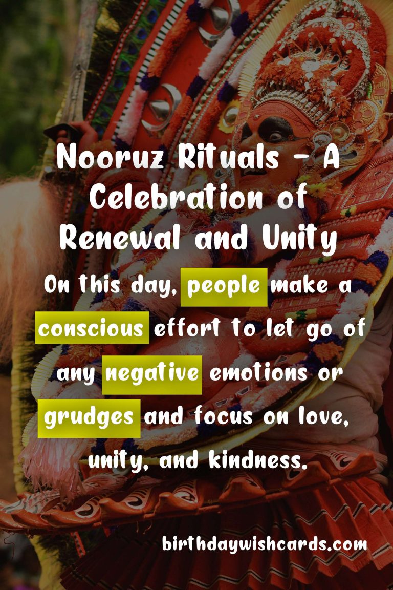 Nooruz Rituals: A Celebration of Renewal and Unity