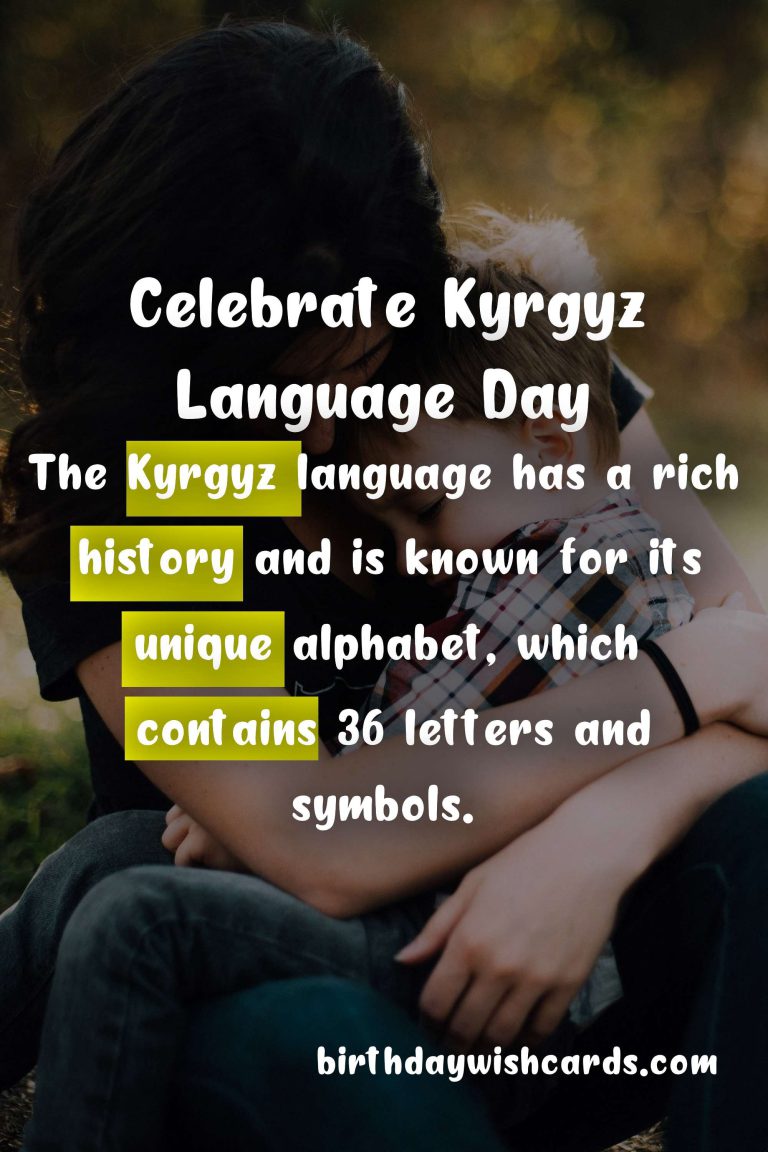 Celebrate Kyrgyz Language Day on September 23: Promoting a Rich Cultural Heritage