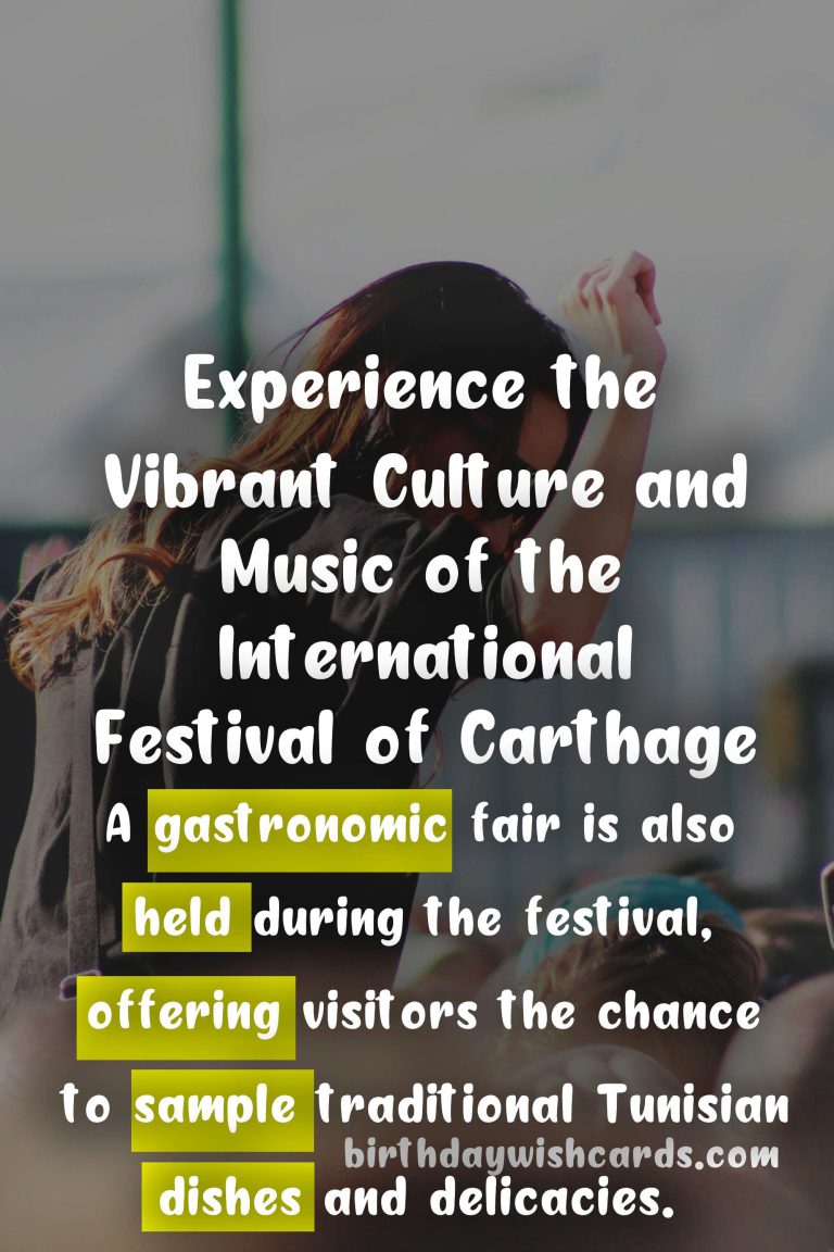 International Festival of Carthage (July-August)